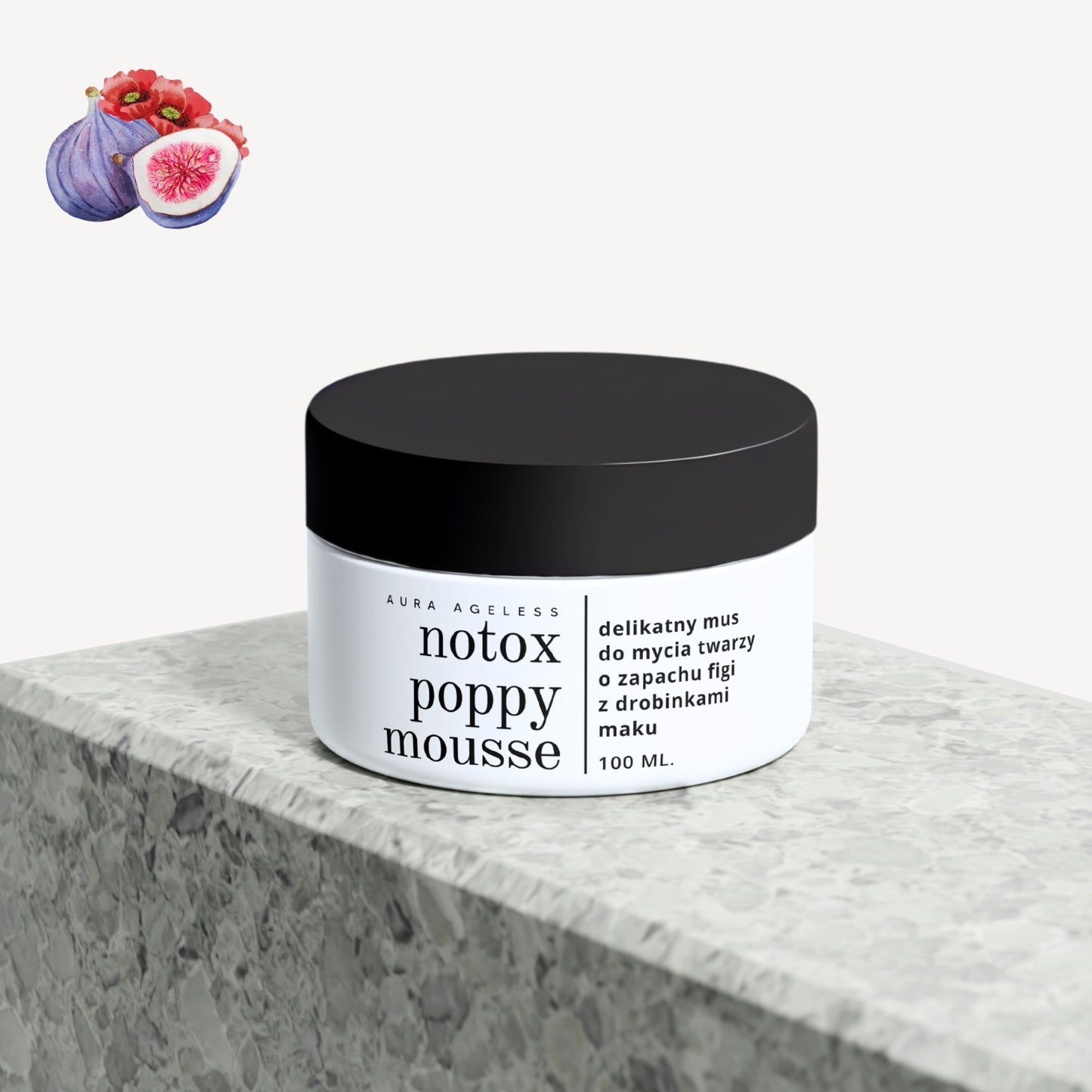 NOTOX Fig and poppy seed face wash mousse