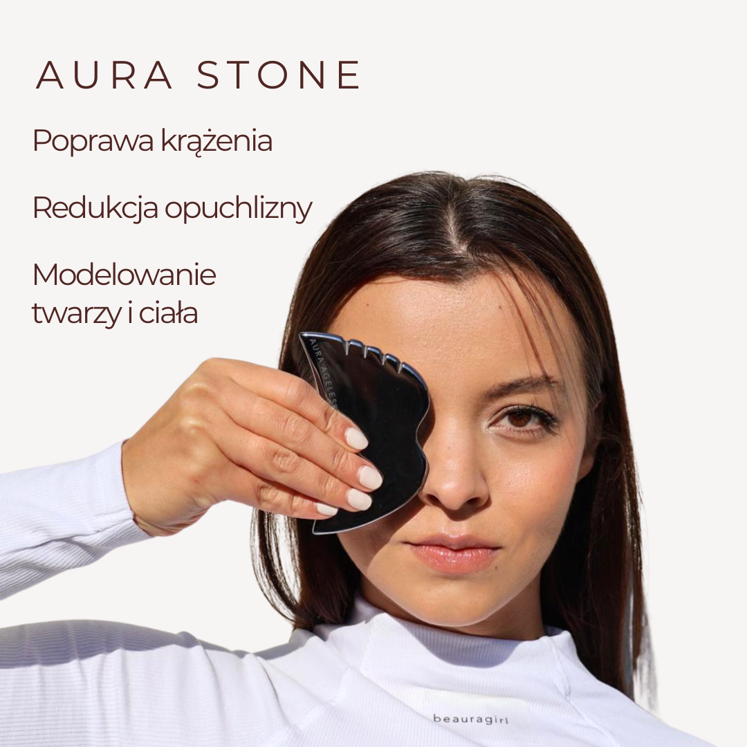 AURA STONE - modeling Gua Sha with terahertz stone 